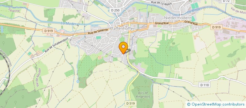 localisation de l'entreprise SCI DES LILAS  VAL-DE-MODER