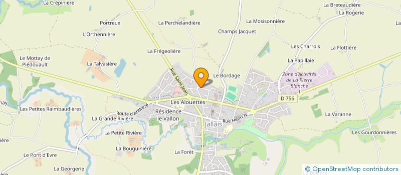 localisation de l'entreprise SCI DES LILAS  BEAUPREAU-EN-MAUGES