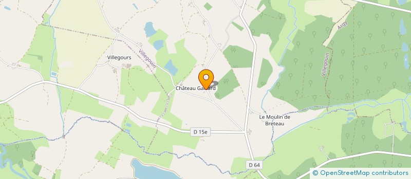 localisation de l'entreprise SCI DES LILAS à VILLEGOUIN