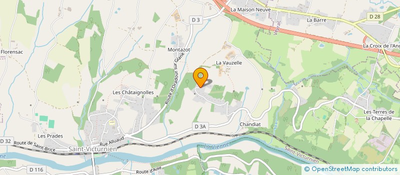 localisation de l'entreprise SCI DES LILAS à SAINT-VICTURNIEN