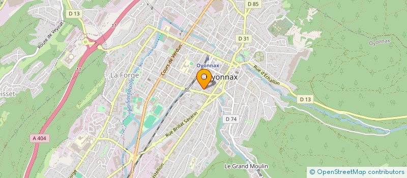 localisation de l'entreprise SCI DES LILAS à OYONNAX