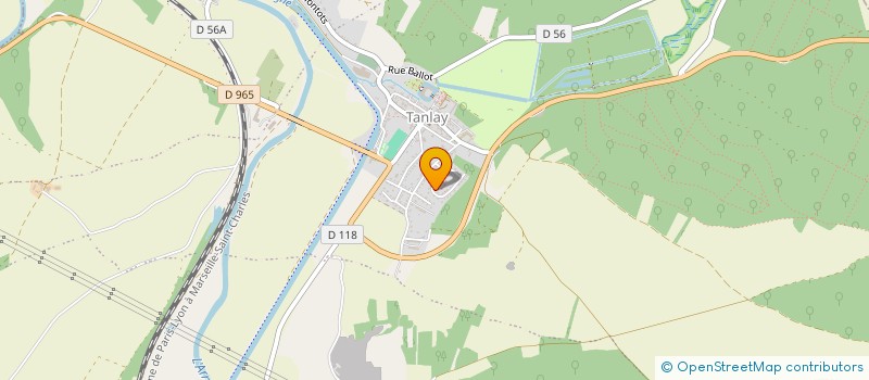 localisation de l'entreprise SCI DES LILAS  TANLAY