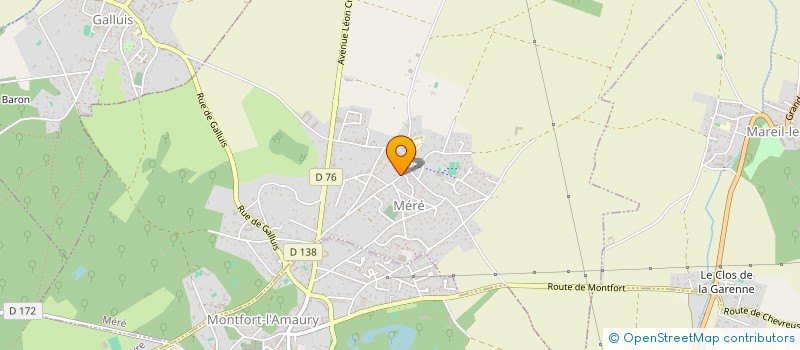 localisation de l'entreprise SCI DES LILAS  MONTFORT-L'AMAURY