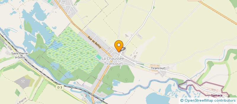 localisation de l'entreprise SCI DES LILAS  LA CHAUSSEE-TIRANCOURT