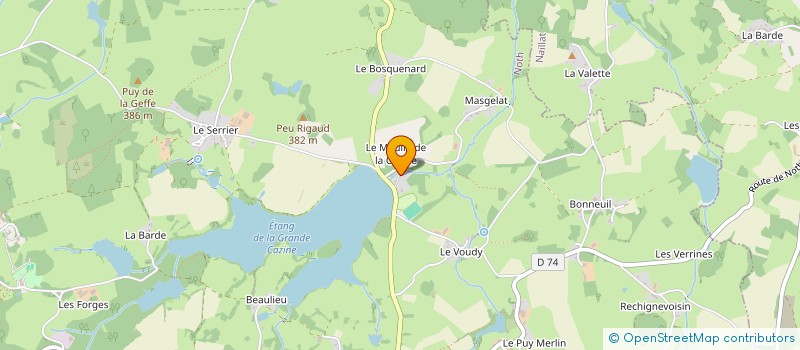 localisation de l'entreprise SCI DES LILAS à SAINT-MAURICE-LA-SOUTERRAINE