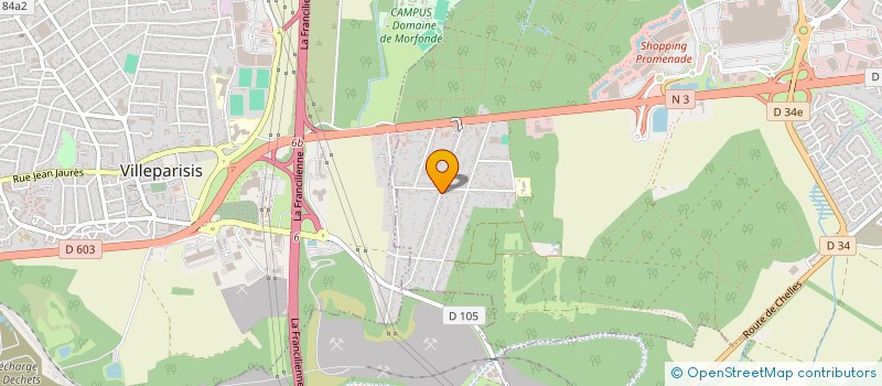 localisation de l'entreprise SCI DES LILAS  CLAYE-SOUILLY