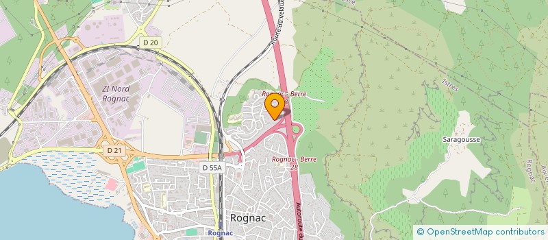 localisation de l'entreprise SCI DES LILAS  ROGNAC