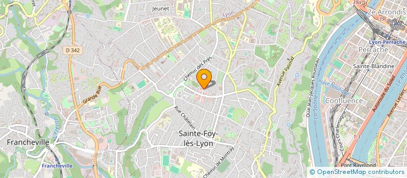 localisation de l'entreprise SCI DES LILAS  SAINTE-FOY-LES-LYON