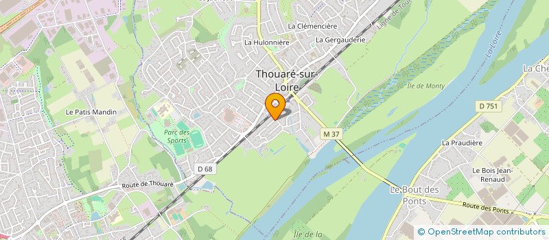 localisation de l'entreprise SCI DES LILAS  THOUARE-SUR-LOIRE