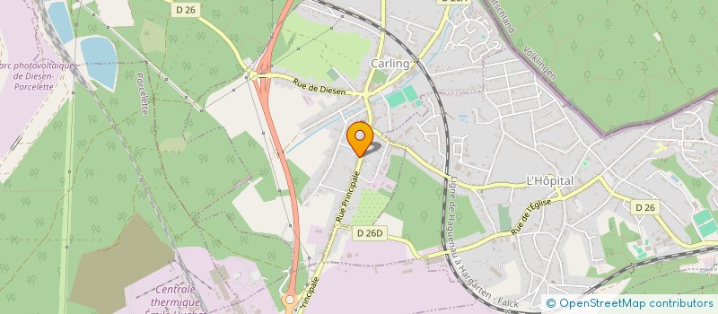 localisation de l'entreprise SCI DES LILAS  CARLING