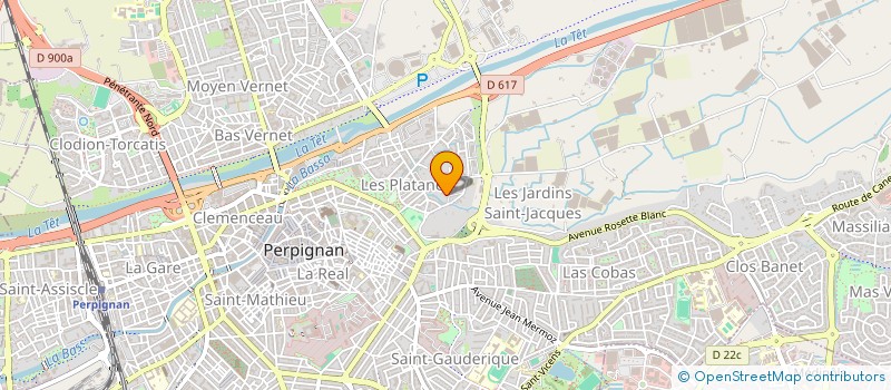 localisation de l'entreprise SCI DES LILAS à PERPIGNAN