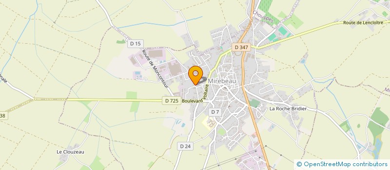 localisation de l'entreprise SCI DES LILAS  MIREBEAU