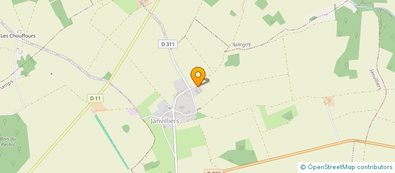localisation de l'entreprise SCI DES LILAS  JANVILLIERS