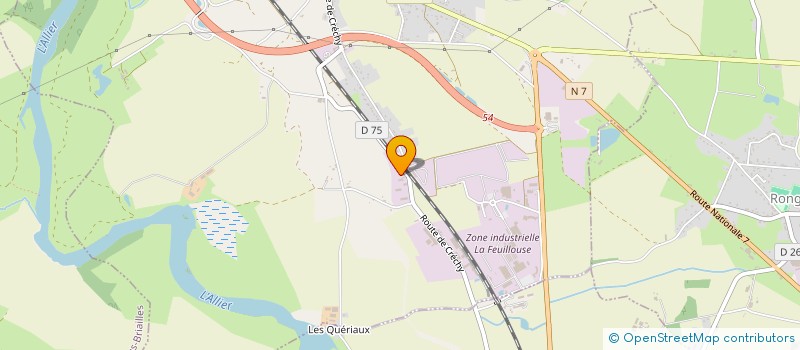 localisation de l'entreprise SCI DES LILAS  VARENNES-SUR-ALLIER