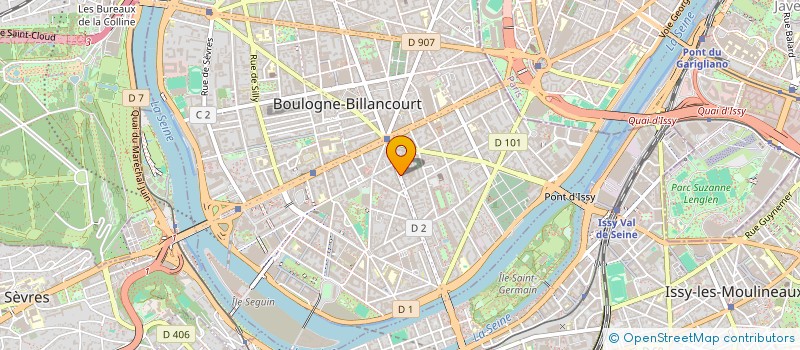 localisation de l'entreprise SCI DES LILAS à BOULOGNE-BILLANCOURT