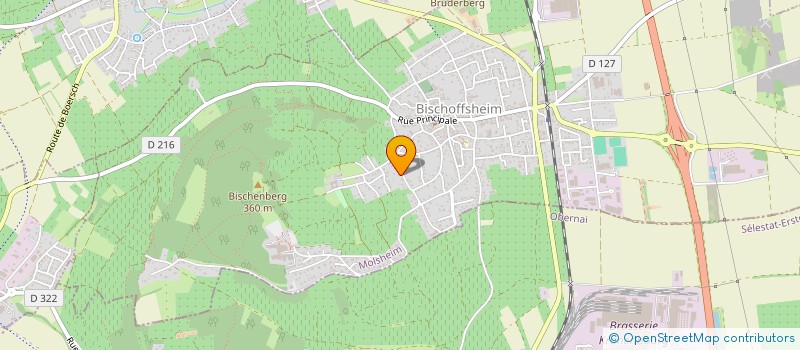 localisation de l'entreprise SCI DES LILAS  GRIESHEIM-PRES-MOLSHEIM