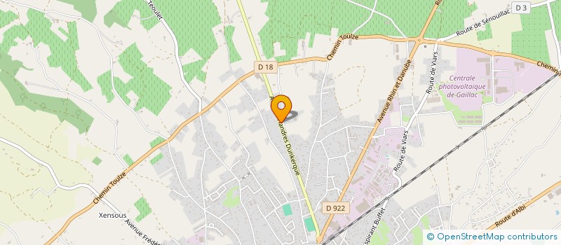 localisation de l'entreprise SCI DES LILAS à GAILLAC