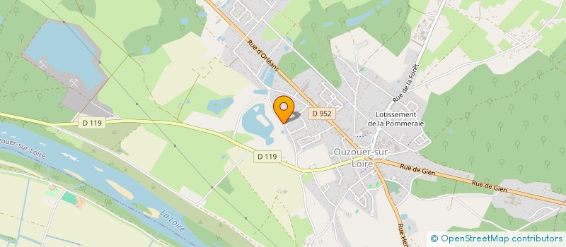 localisation de l'entreprise SCI DES LILAS  OUZOUER-SUR-LOIRE