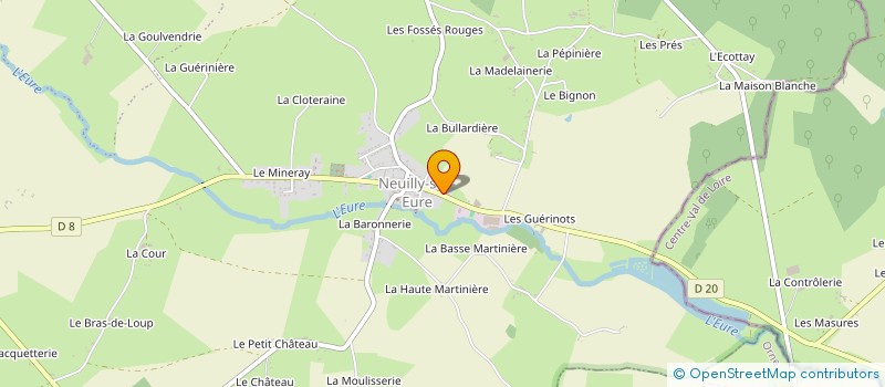 localisation de l'entreprise SCI DES LILAS ROSES à LONGNY LES VILLAGES