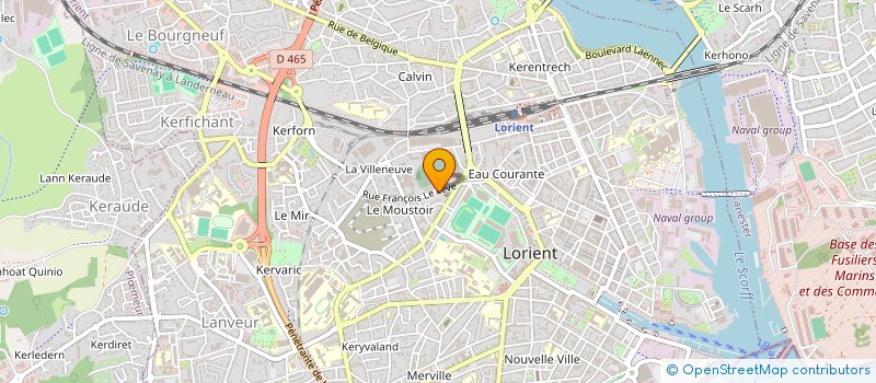 localisation de l'entreprise SCI DES LIMONS ET DES DREUCHES  LORIENT