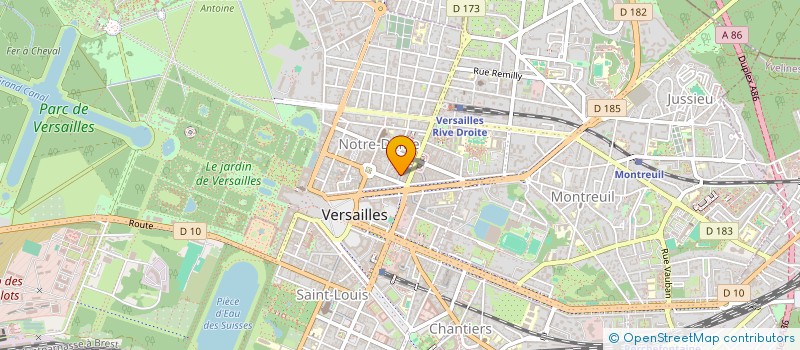 localisation de l'entreprise SCI DES LIN à VERSAILLES