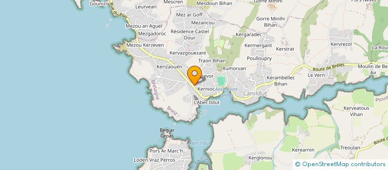 localisation de l'entreprise SCI DES LINIOUS  LANILDUT