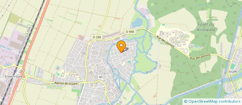 localisation de l'entreprise SCI DES LINOTTES  ERSTEIN