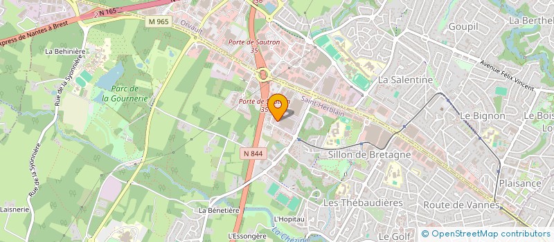 localisation de l'entreprise SCI DES LIONS  SAINT-HERBLAIN