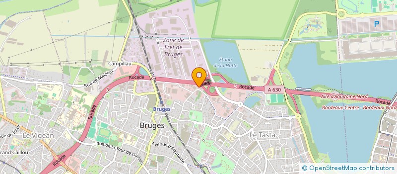 localisation de l'entreprise SCI DES LIONS  BRUGES