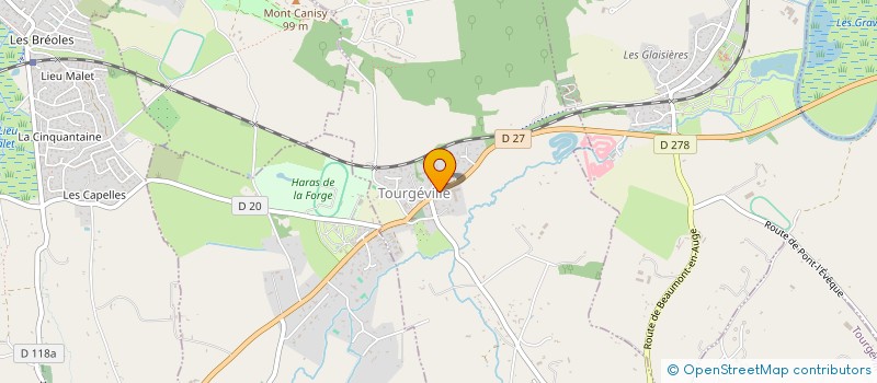 localisation de l'entreprise SCI DES LIONS  TOURGEVILLE