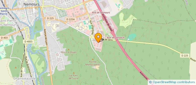 localisation de l'entreprise SCI DES LIS  NEMOURS