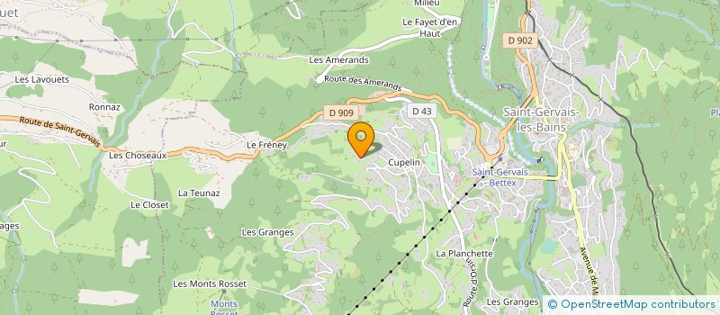 localisation de l'entreprise SCI DES LISERONS  SAINT-GERVAIS-LES-BAINS