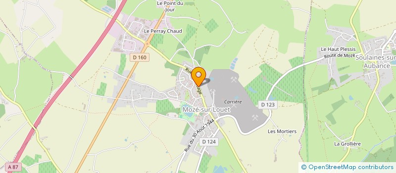 localisation de l'entreprise SCI DES LISERONS  MOZE-SUR-LOUET