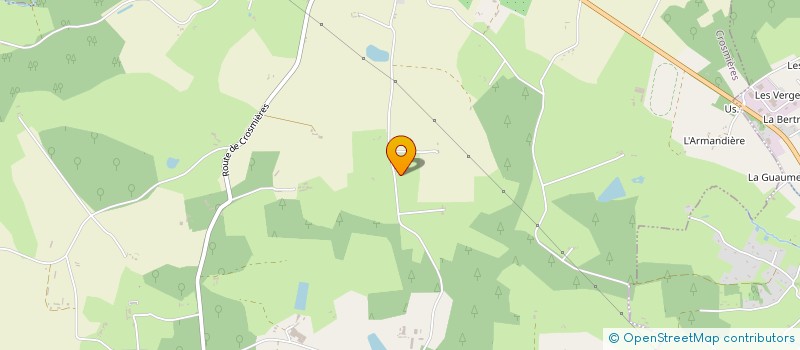 localisation de l'entreprise SCI DES LISIERES  CROSMIERES