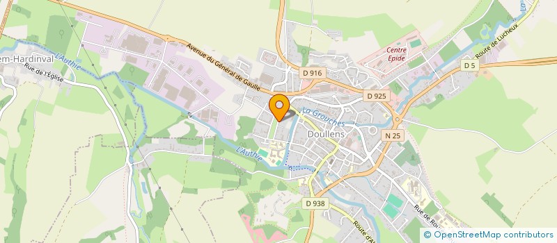 localisation de l'entreprise SCI DES LITHOPS  DOULLENS