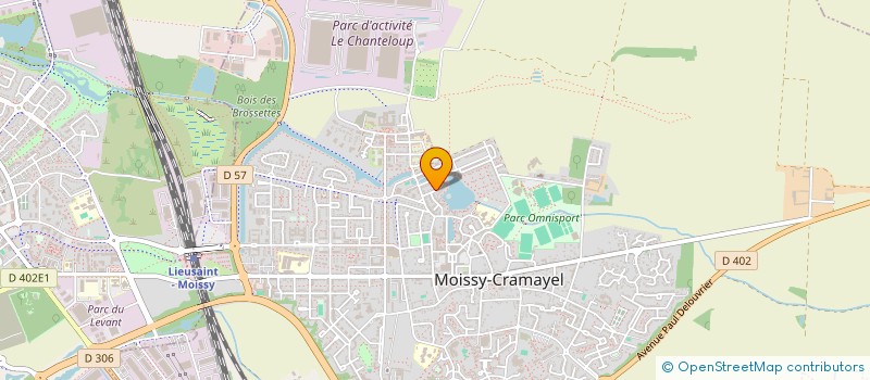 localisation de l'entreprise SCI DES LIVRES à MOISSY-CRAMAYEL