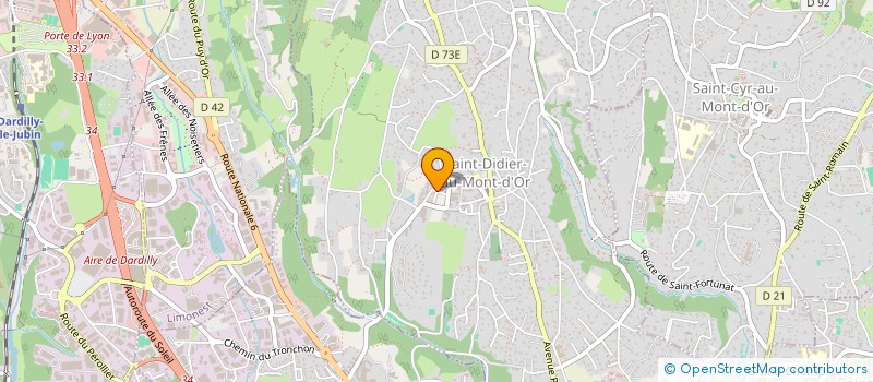 localisation de l'entreprise SCI DES LOFOTEN  SAINT-DIDIER-AU-MONT-D'OR