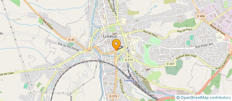 localisation de l'entreprise SCI DES LOGES à LISIEUX