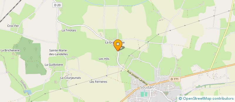 localisation de l'entreprise SCI DES LOGES à SOUDAN