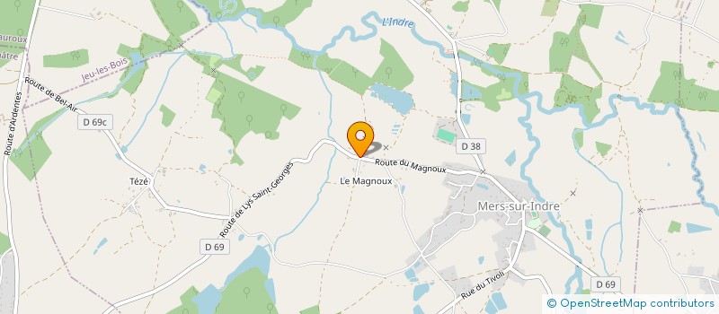 localisation de l'entreprise SCI DES LOGES à MERS-SUR-INDRE
