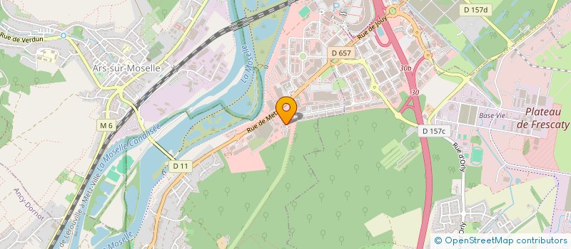 localisation de l'entreprise SCI DES LOGES  JOUY-AUX-ARCHES