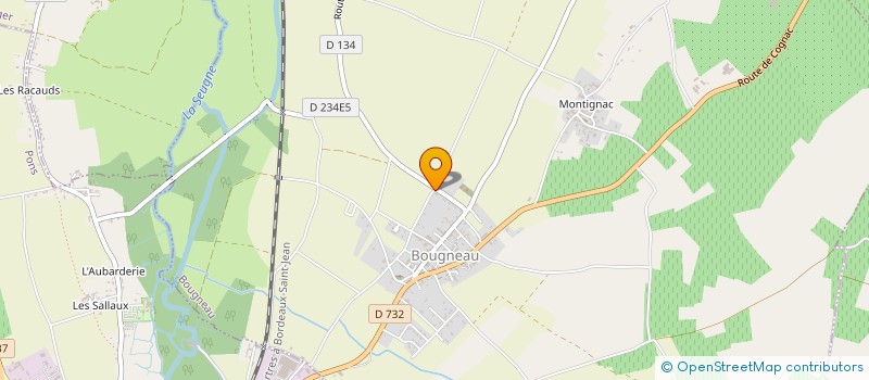 localisation de l'entreprise SCI DES LOGES  BOUGNEAU