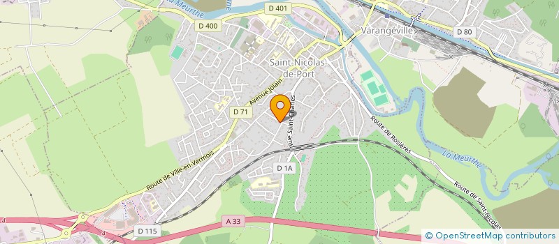 localisation de l'entreprise SCI DES LOGES  SAINT-NICOLAS-DE-PORT