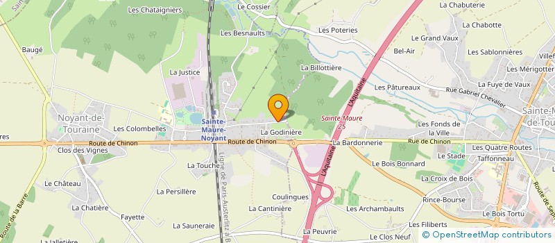 localisation de l'entreprise SCI DES LOGES  NOYANT-DE-TOURAINE