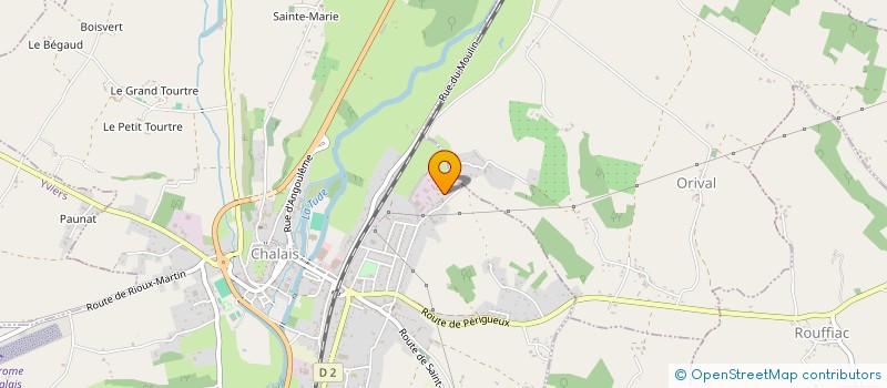 localisation de l'entreprise SCI DES LOGES à CHALAIS