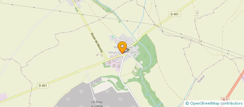 localisation de l'entreprise SCI DES LOGSX  VILLENEUVE-SOUS-DAMMARTIN