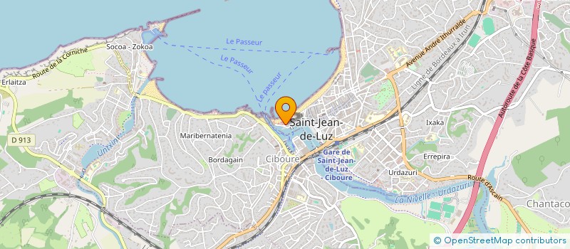 localisation de l'entreprise SCI DES LOIRIERS à SAINT-JEAN-DE-LUZ