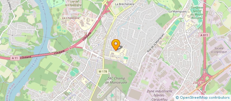 localisation de l'entreprise SCI DES LOIRS  CARQUEFOU