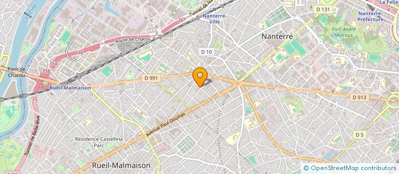 localisation de l'entreprise SCI DES LOMBARDS  NANTERRE
