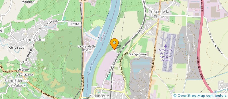 localisation de l'entreprise SCI DES LONES  SAINT RAMBERT D'ALBON